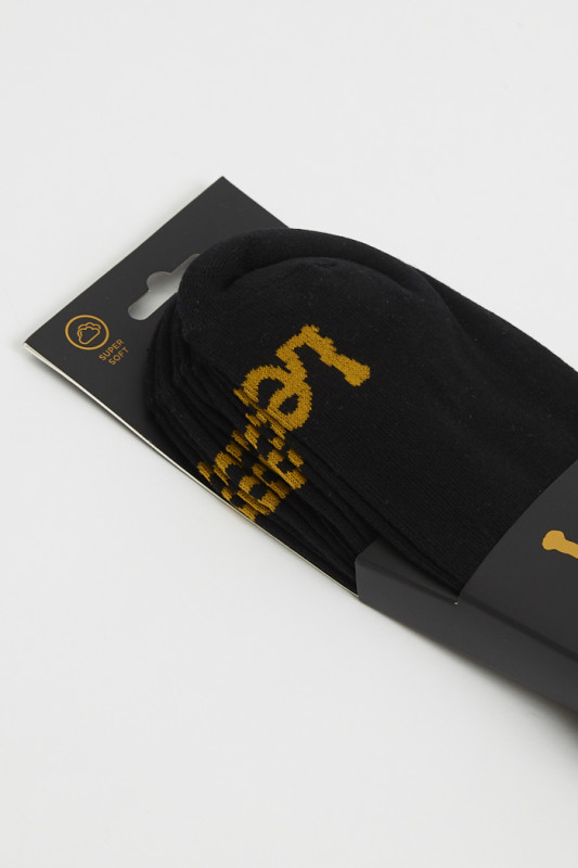 Lot de 5 paires de socquettes noires Lee