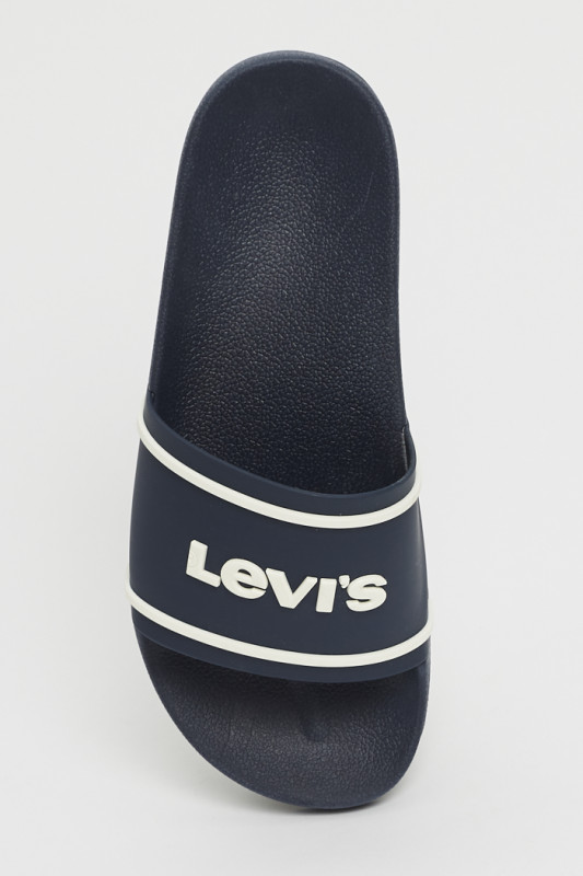 Claquettes navyClaquette Navy Blue 3D Levi's