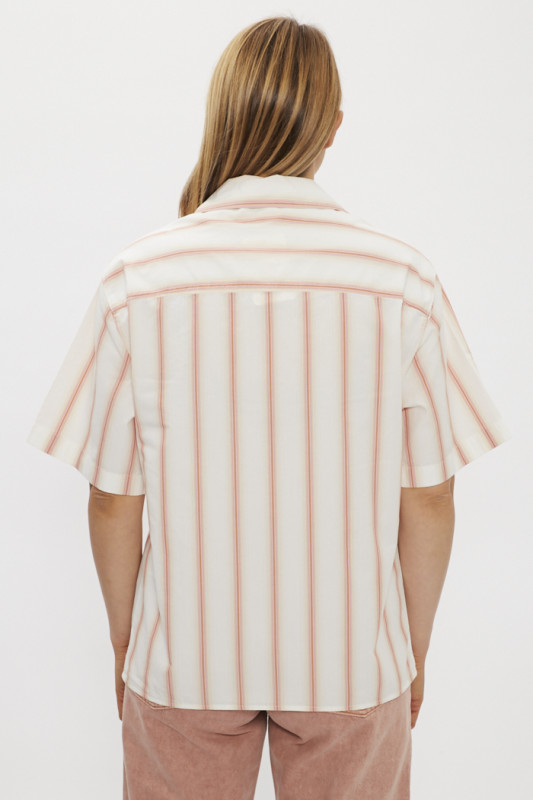 Chemise manches courtes à rayures pour femme Levi's en coton