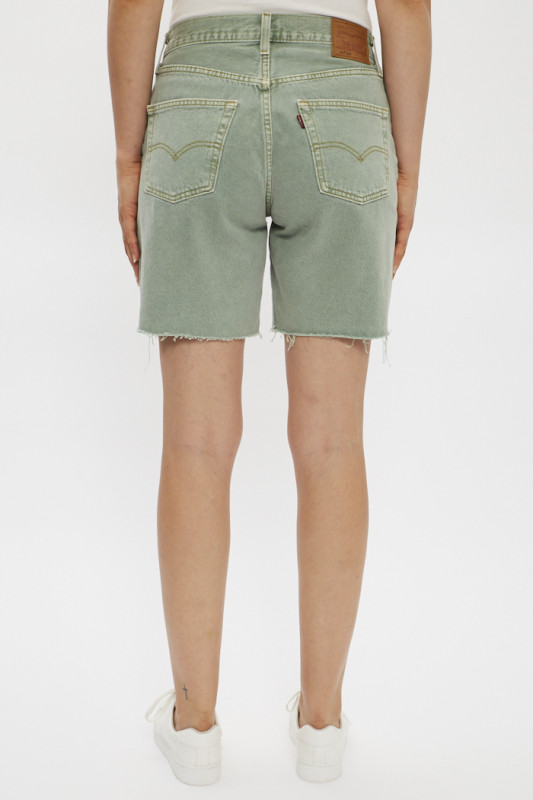 short en jean vert 501 "Année 90" pour femme Levi's