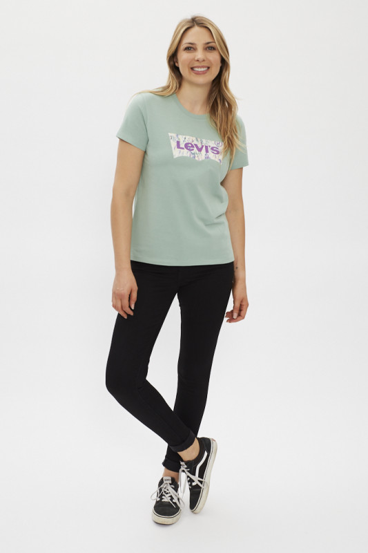 T-shirt fantaisie vert d'eau 