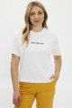 T-shirt blanc coupe courte