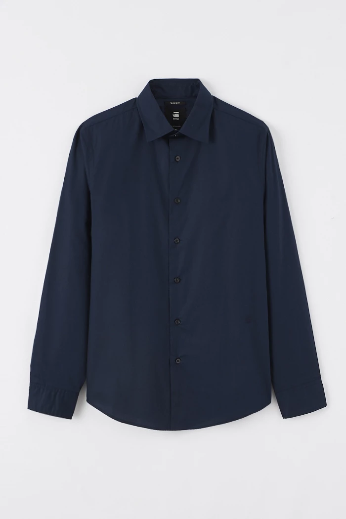 Chemise Cargo Homme Bleu marine Casual Mi Saison Manches Longues Bleu marine - Prêt-à-Porter