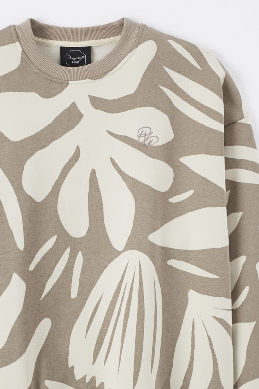 Sweatshirt col rond motif homme project X