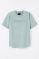 T-shirt bleu coupe classique