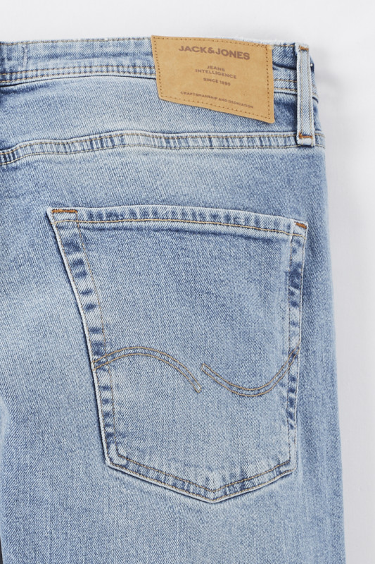 Jeans bleu denim coupe tapered homme jack & jones