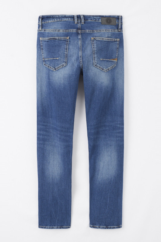 Jeans basic regular usé homme