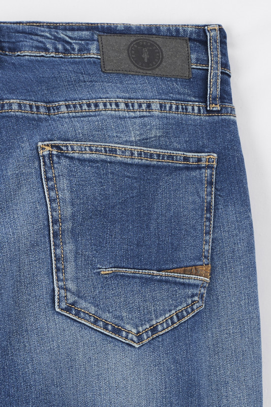 Jeans basic regular usé homme Le temps des cerises
