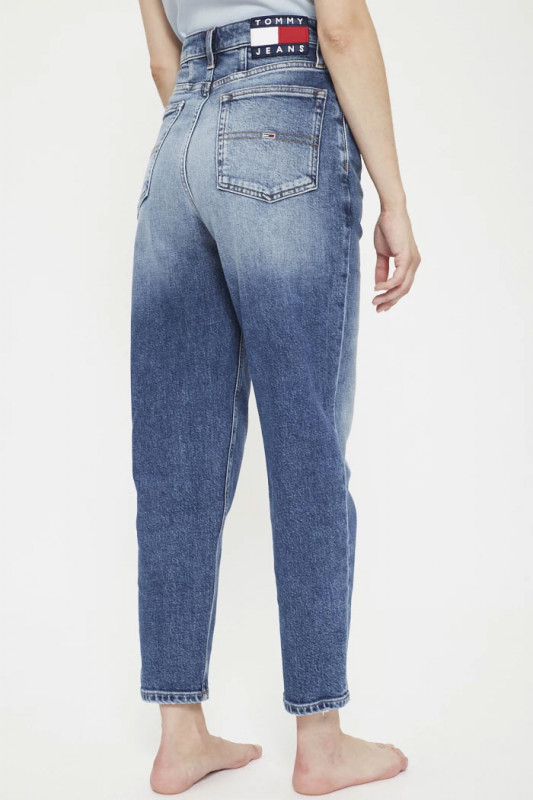 Jeans Mom bleu délavé coupe vintage