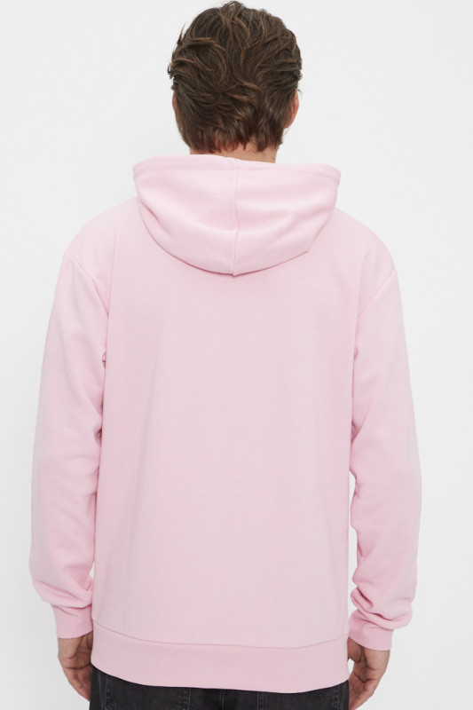 Sweat hood prism pink Jack & Jones