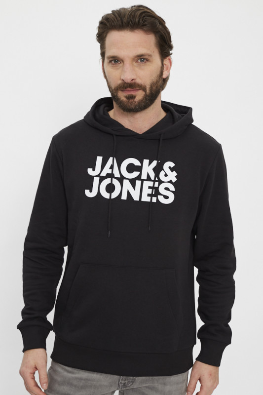 Sweat à capuche hood black homme