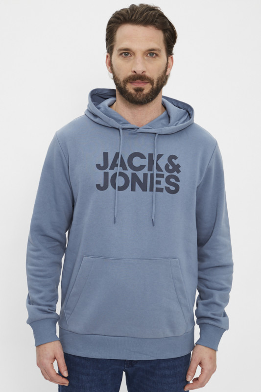 Sweat à capuche hood China blue pour homme