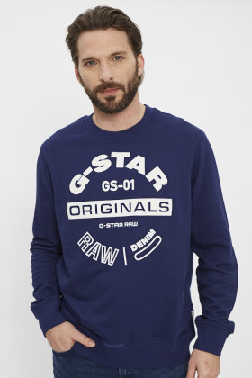 Sweat originals G-star bleu impérial