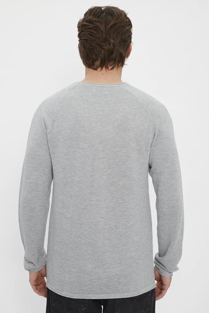 Hollister - Pull confortable en maille texturée à motifs - Beige