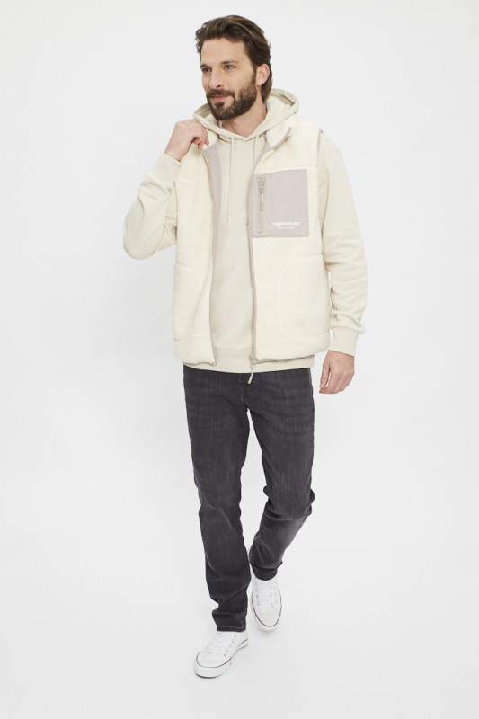 Veste sans manches sherpa