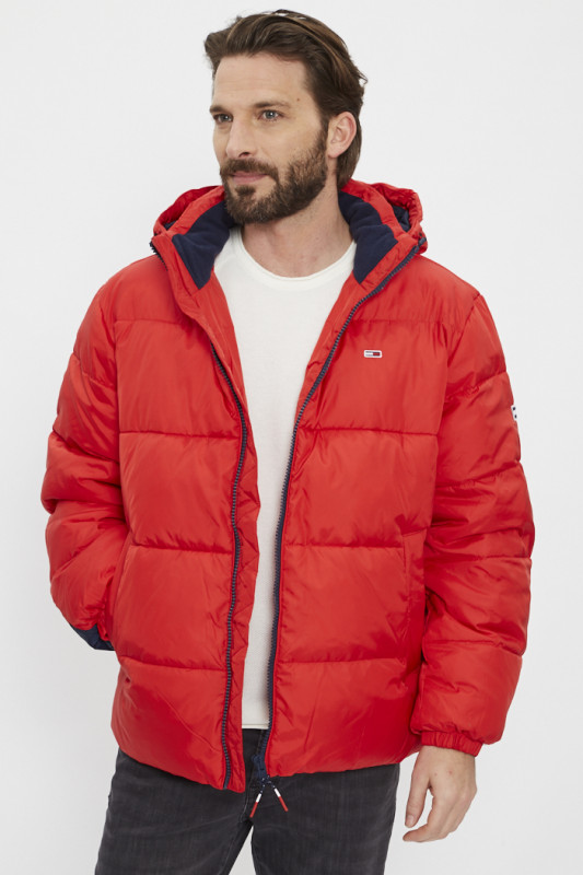 Doudoune rouge Tommy Hilfiger 100% polyester