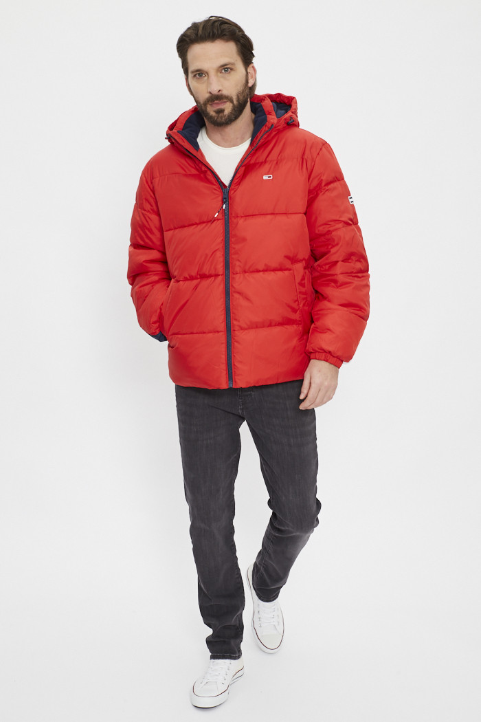 Doudoune rouge a capuche hotsell