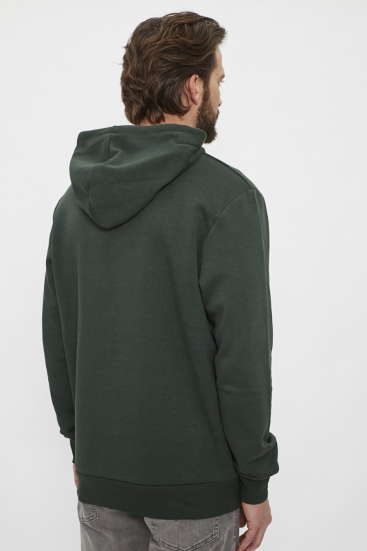 Sweat vert jack & jones en coton et polyester