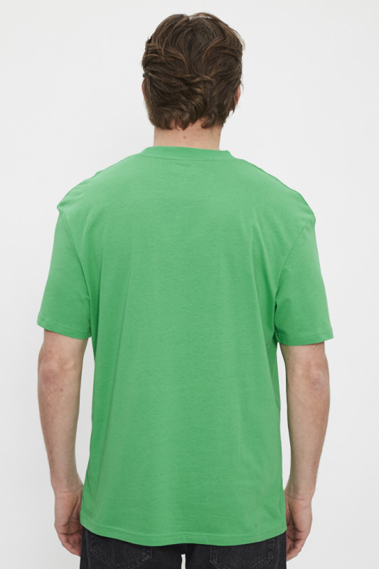 T-shirt pour homme vert relaxed