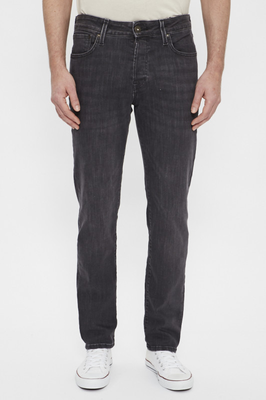 Jeans black denim coupe ajustée hommel