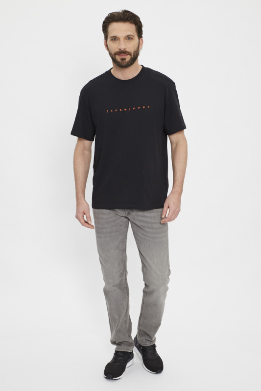 Jeans denim gris coupe regular Jack & Jones