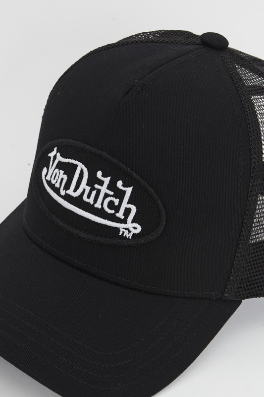 Casquette trucker noire homme von dutch