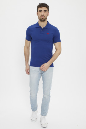 Polo slim housemark bleu