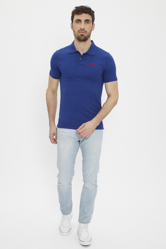 Polo slim housemark bleu