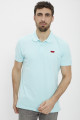 Polo slim housemark turquoise