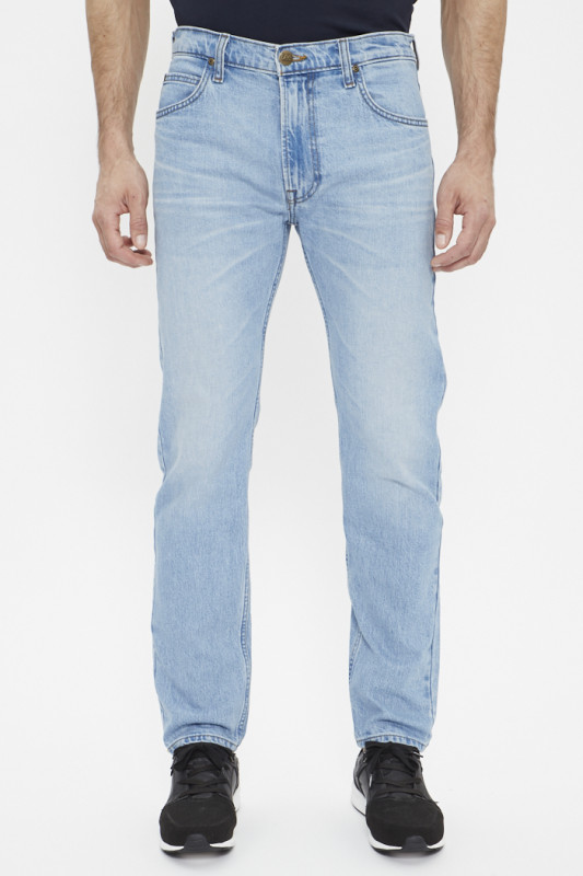 Jeans rider slim solid blue Lee