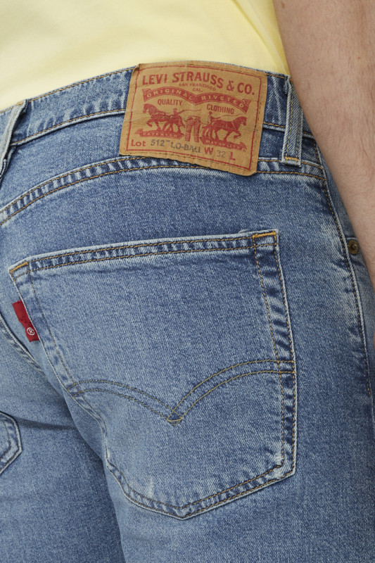 Jeans 512 slim taper lo-ball levi's pour homme usé