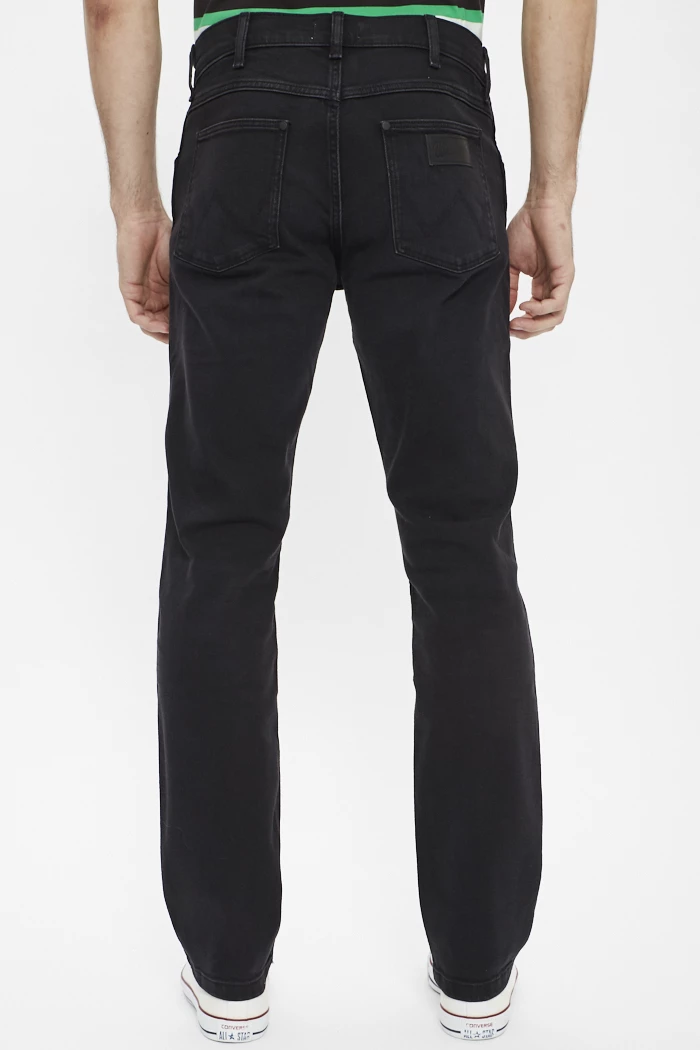 Pantalon Chino Wrangler Homme - Noir - Taille 34x32 - Coton 100% - Préppy Rétro