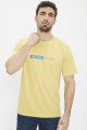 T-shirt jaune Neo en coton