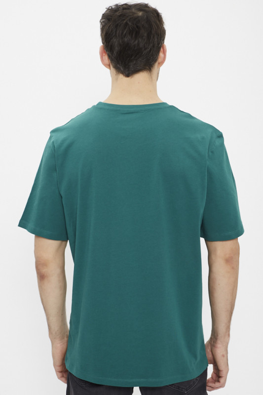 T-shirt Jack & jones pour homme logo floqué coupe standard couleur vert
