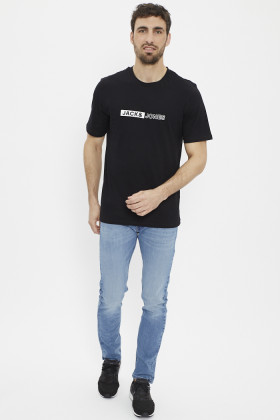 T-shirt Jack & jones pour homme logo floqué coupe standard