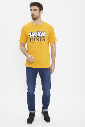 T-shirt crew neck orange