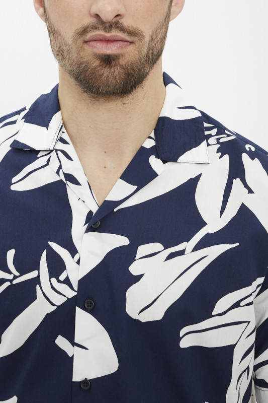 Chemise manches courtes 100% coton