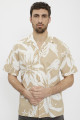 Chemise tropic relax beige