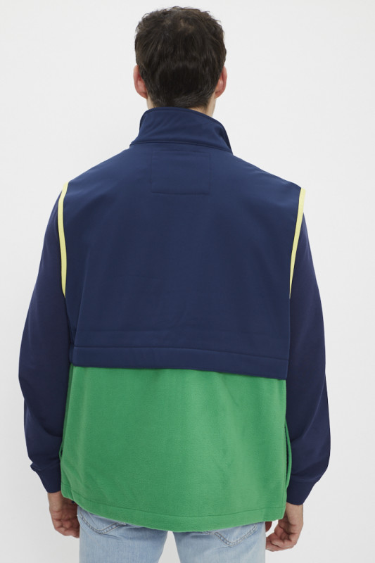 Veste sans manches en polyester et elasthanne