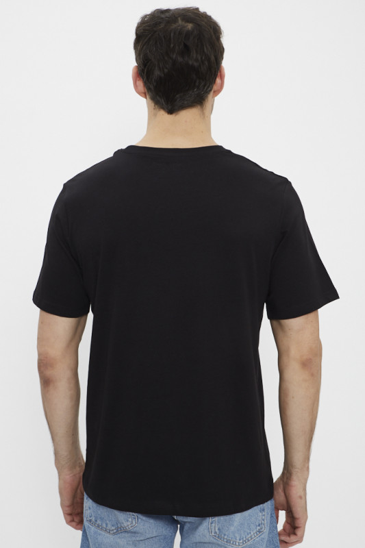 T-shirt jack & jones noir 100% coton