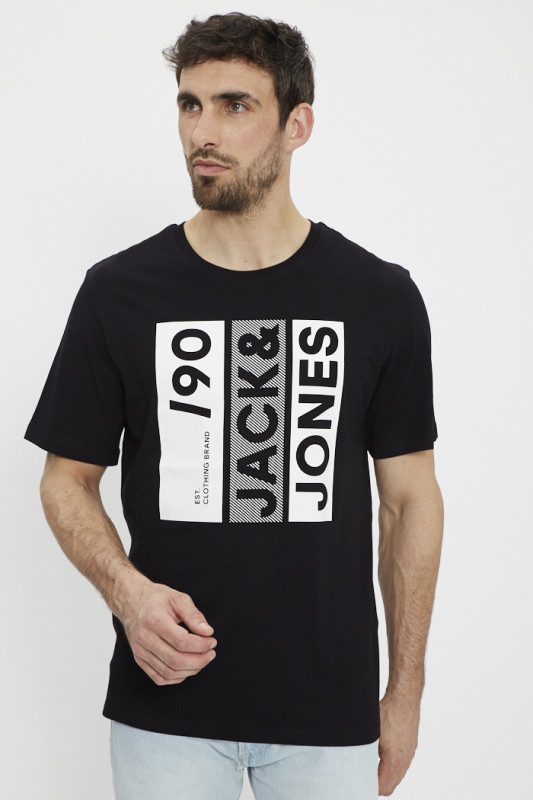 T-shirt pour homme jack & jones noir